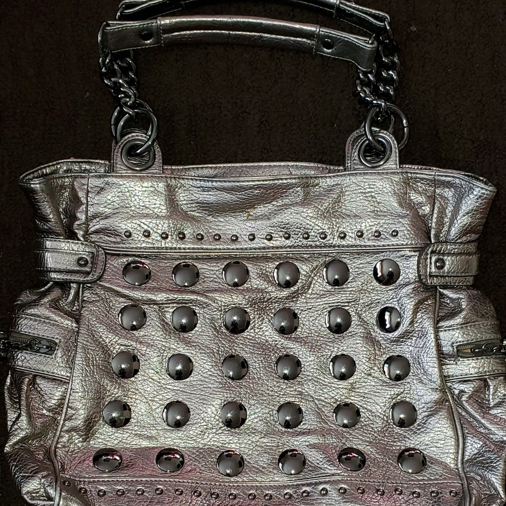 Beautiful Gunmetal Large purse